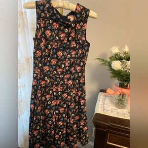 Brooks Brothers Red Fleece Floral Dress Size 0